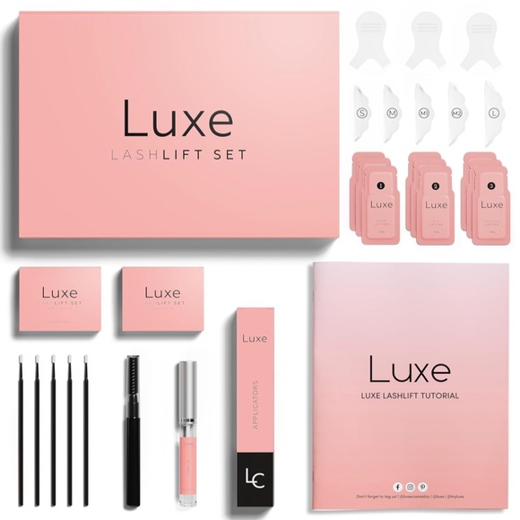 Luxe Cosmetics Lash Lift Kit Complete Set for Eyelash Lifting Long Lasting - Picture 6 of 8